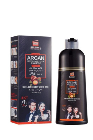 ARGAN SPEEDY HAIR COLOUR SHAMPOO NATURAL BLACK 420ML
